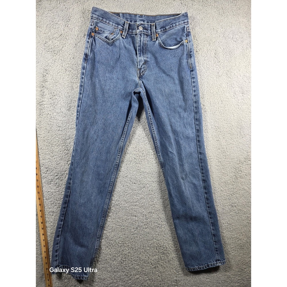 MENS LEVIS 550 Premium JEANS‎ SZ 29x34 DENIM Straight Leg